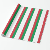 Papier Cadeau Drapeau d'Italie (Déroulé)