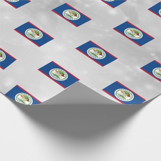 Papier Cadeau Drapeau du Belize (Coin)