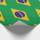 Papier Cadeau Drapeau du Brésil (Coin)