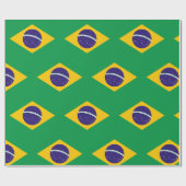 Papier Cadeau Drapeau du Brésil (Plat)