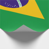 Papier Cadeau Drapeau du Brésil (Coin)