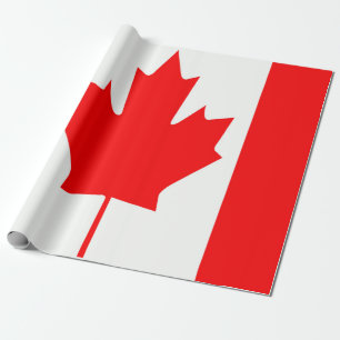 Papier Cadeau Drapeau du Canada