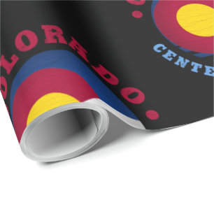 Papier Cadeau Drapeau du centenaire de l'État du COLORADO