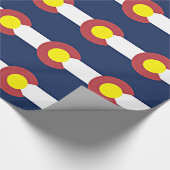 Papier Cadeau Drapeau du Colorado (Coin)