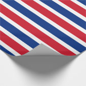 Papier Cadeau Drapeau du Costa Rica (Coin)
