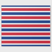 Papier Cadeau Drapeau du Costa Rica (Plat)