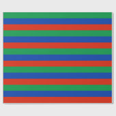 Papier Cadeau Drapeau du Daghestan (Plat)
