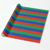 Papier Cadeau Drapeau du Daghestan (Déroulé)