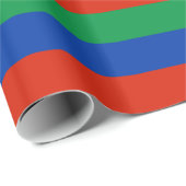 Papier Cadeau Drapeau du Daghestan (Coin rond)