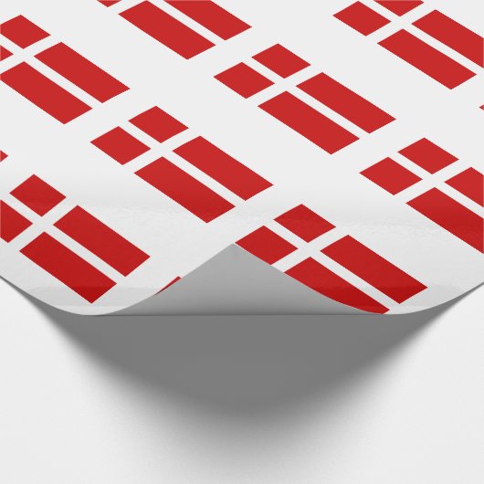 Papier Cadeau Drapeau du Danemark (Coin)