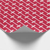 Papier Cadeau Drapeau du Danemark Papier d'emballage (Coin)
