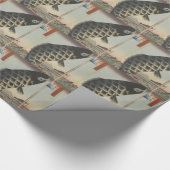 Papier Cadeau Drapeau du Festival japonais du poisson Koi Hirosh (Coin)