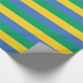 Papier Cadeau Drapeau du Gabon (Coin)