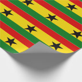 Papier Cadeau Drapeau du Ghana (Coin)