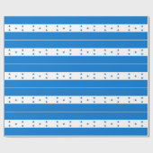 Papier Cadeau Drapeau du Honduras (Plat)