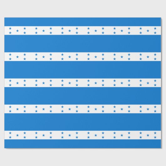 Papier Cadeau Drapeau du Honduras (Plat)