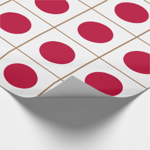 Papier Cadeau Drapeau du Japon