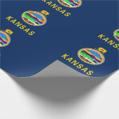 Papier Cadeau Drapeau du Kansas (Coin)