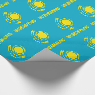 Papier Cadeau Drapeau du Kazakhstan