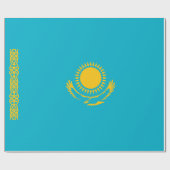 Papier Cadeau Drapeau du Kazakhstan (Plat)