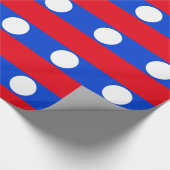 Papier Cadeau Drapeau du Laos (Coin)