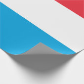 Papier Cadeau Drapeau du Luxembourg (Coin)