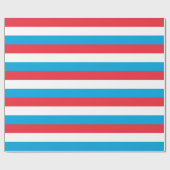 Papier Cadeau Drapeau du Luxembourg (Plat)