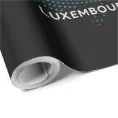 Papier Cadeau Drapeau du Luxembourg (Coin rond)