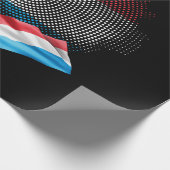 Papier Cadeau Drapeau du Luxembourg (Coin)