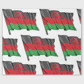 Papier Cadeau Drapeau Du Malawi (Plat)