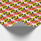 Papier Cadeau Drapeau du Maryland (Coin)