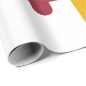 Papier Cadeau Drapeau du Maryland (Coin rond)