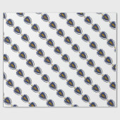 Papier Cadeau Drapeau du Massachusetts (Plat)