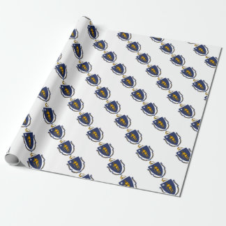 Papier Cadeau Drapeau du Massachusetts