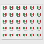 Papier Cadeau Drapeau du Mexique (Plat)