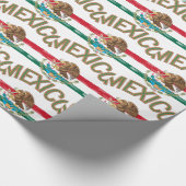 Papier Cadeau Drapeau du Mexique de Mexicain (Coin)