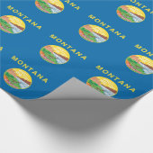PAPIER CADEAU DRAPEAU DU MONTANA (Coin)