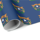 Papier Cadeau Drapeau du Nevada (Coin rond)