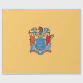Papier Cadeau Drapeau du New Jersey (Plat)