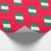 Papier Cadeau Drapeau du Nigeria (Coin)