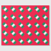 Papier Cadeau Drapeau du Nigeria (Plat)