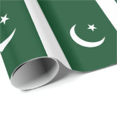 Papier Cadeau Drapeau du Pakistan (Coin rond)