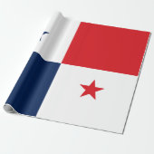 Papier Cadeau Drapeau du Panama (Déroulé)