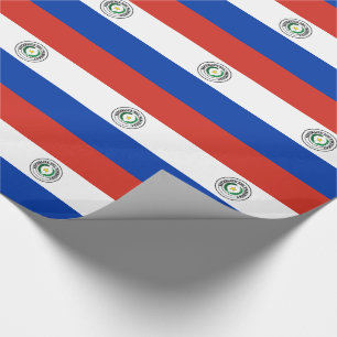 Papier Cadeau drapeau du Paraguay