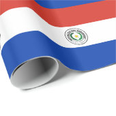 Papier Cadeau drapeau du Paraguay (Coin rond)