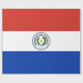 Papier Cadeau Drapeau du Paraguay (Plat)