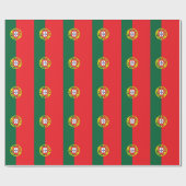 Papier Cadeau Drapeau du Portugal (Plat)