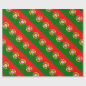 Papier Cadeau Drapeau du Portugal (Plat)