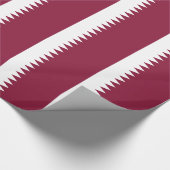 Papier Cadeau Drapeau du Qatar (Coin)