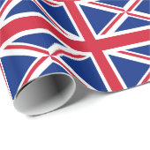 Papier Cadeau Drapeau du Royaume-Uni (Coin rond)
